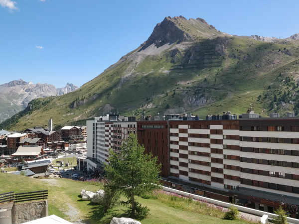 Vue du balcon en été