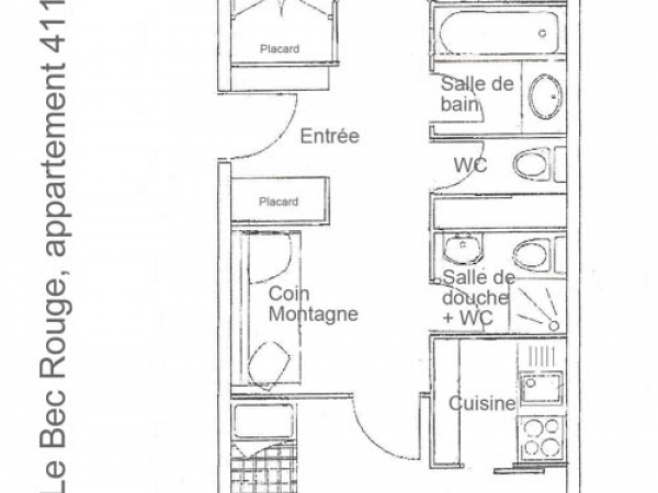 Plan de l'appartement